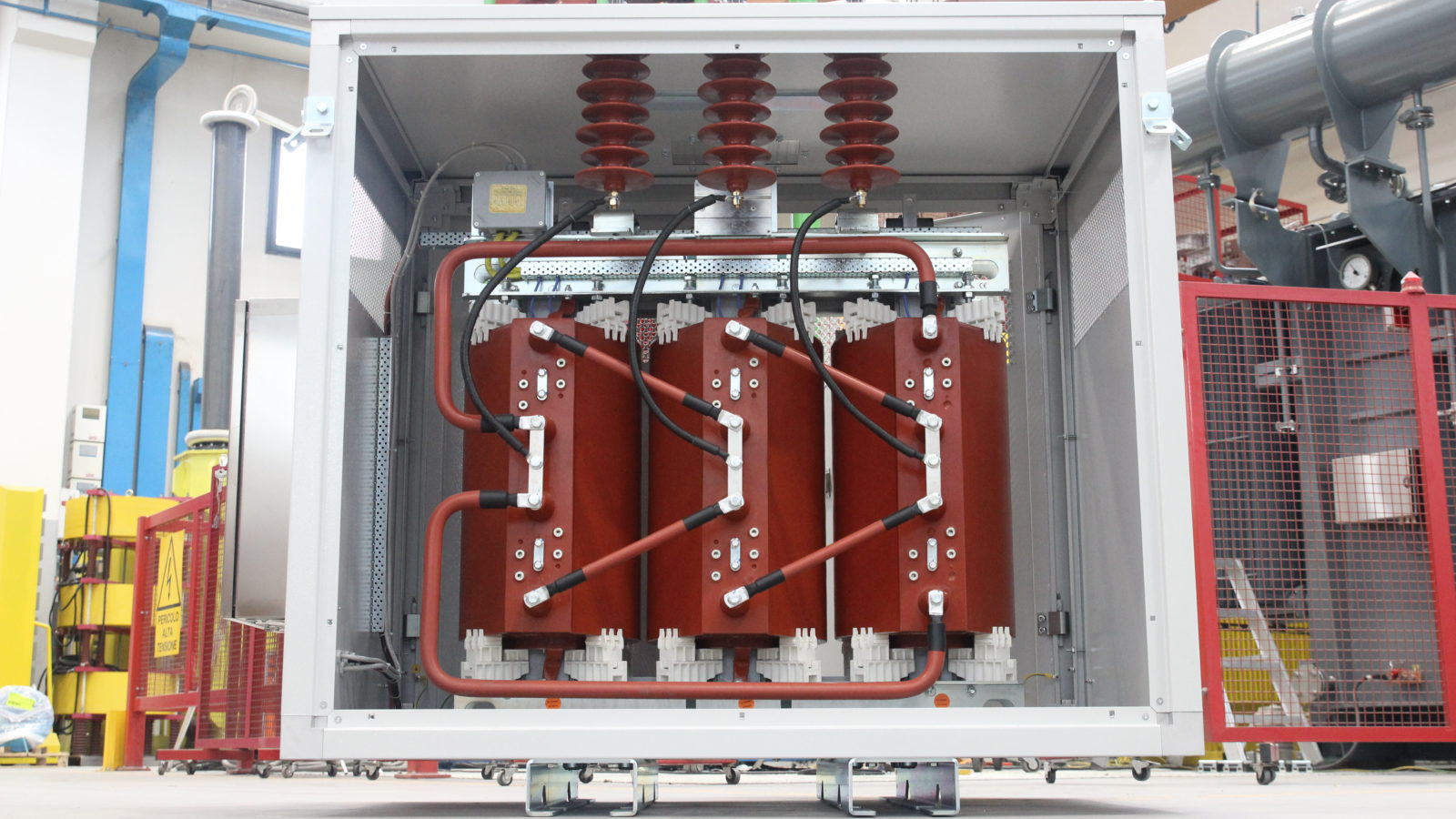 Converter transformer in IP21 housing